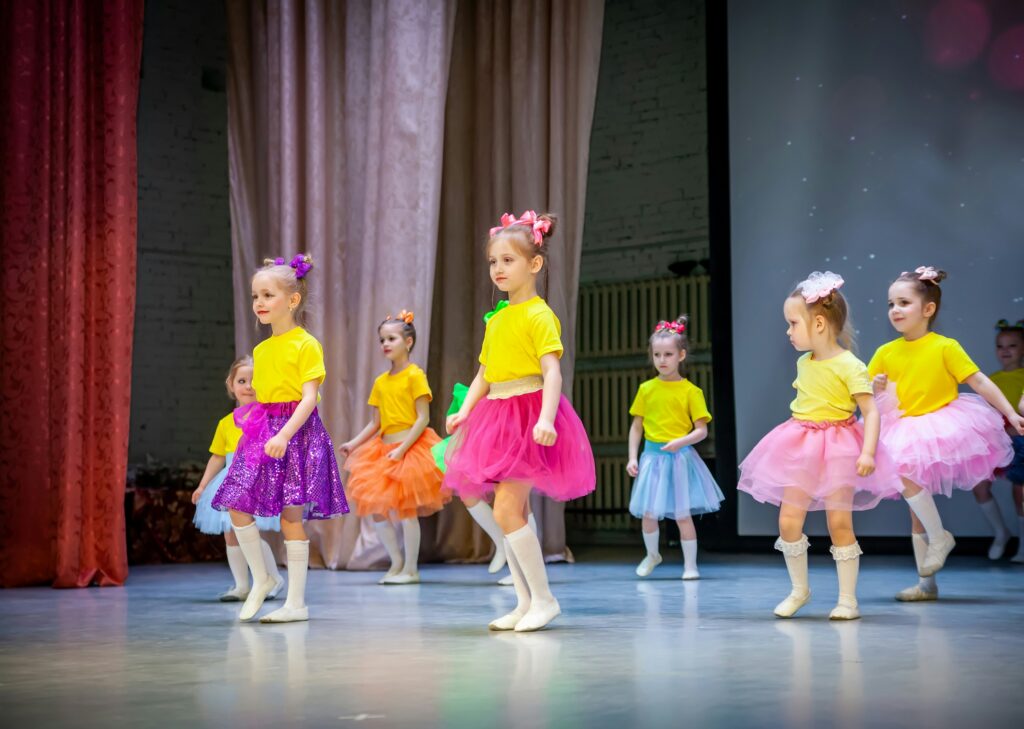 young dancers in costume