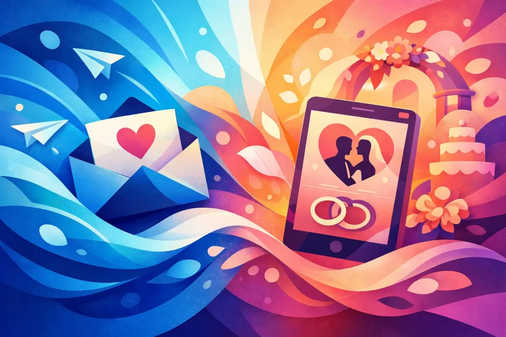 Email or Wedding Website? Keep Guests Informed